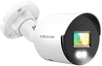 5-Мегапикселова IP-PoE-камера VIKYLIN с микрофон/ аудио, AI-детектор за движение, обектив 2,8 мм, Градинска Пълноцветен Камера за Нощно виждане за Сигурност със слот за SD карти (256 GB), IP67, което е Съвместимо с