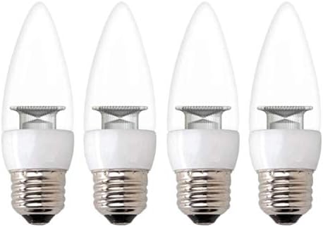 Мека бяла led лампа 4 GE - Тъп съвет - С регулируема яркост - Еквивалент на 40 W - Средна база
