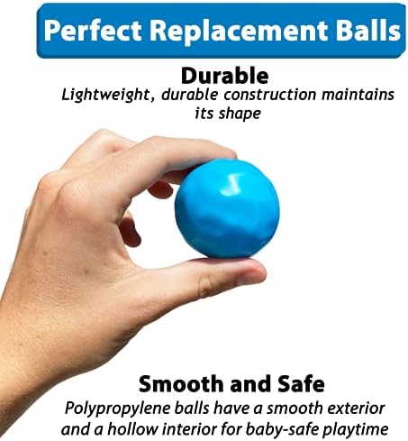 Комплект цветни сменяеми топки за детски играчки Playskool Ball Popper, Набор от Цветни Сменяеми топки за самосвала VTech Drop & Go | Ярки, цветни каменни топки, Съвместими с самосвалом Vtech Минуси