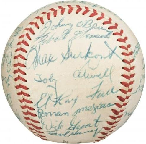 Роберто Клементе Нов 1955 г. Питсбърг Пайрэтс Подписа бейзболни PSA ДНК - Бейзболни топки с Автографи