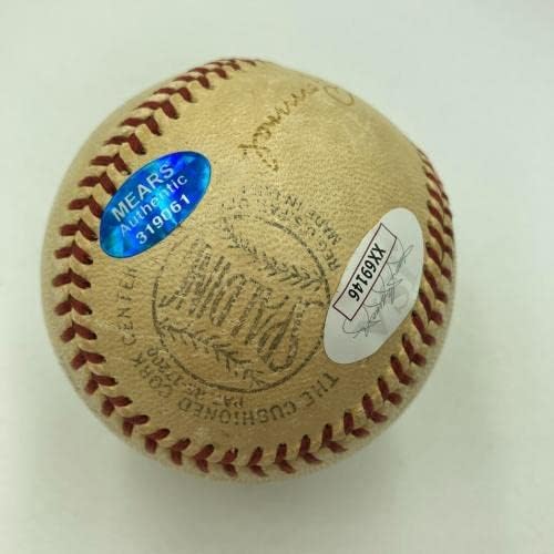 Джаки Робинсън (Джаки Робинсън) - Дебют на Нов Сезон на Световната серия от 1947 г., Използван в играта на бейзбол JSA COA - MLB, Използвани бейзболни топки