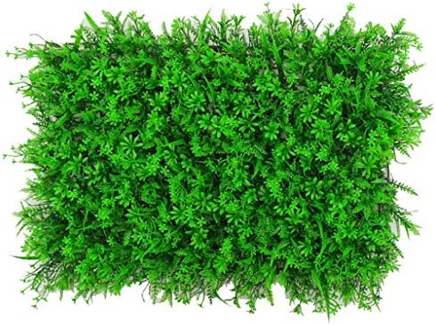 YNFNGXU Изкуствена Стена за растения, Зелена Ограда, Стенен Екран, Декорация за Дома и Градината, 60 × 40 см Цвят: B)