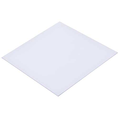 MECCANIXITY Бял ABS Пластмасов лист 12x12x0,12 инча за Изграждане на Модели, Занаяти, Панел