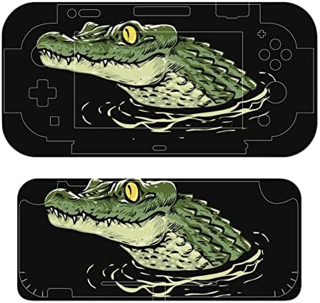Главата на Крокодил Пълна Защитна Кожна Покривка Дизайн Амбалажна Стикер Стикер е Съвместима с Превключвател и Switch Lite