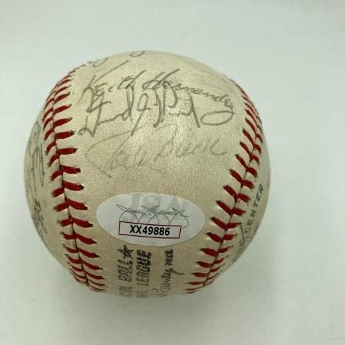 1982 Отбор на Шампионите от Световна серия Сейнт Луис Кардиналс Подписа договор с JSA по бейзбол - Бейзболни топки с автографи