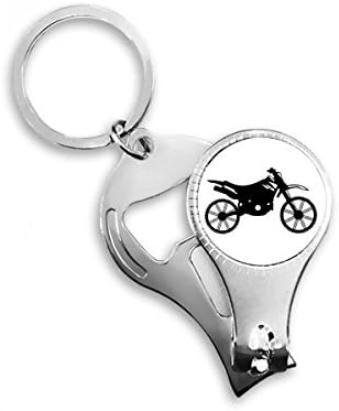 Мотоциклет Ръчна Илюстрация на Шаблон Ножица За Нокти Халка Ключодържател Отварачка за Бутилки Машина За Рязане