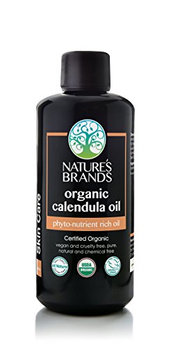 Органично масло-носител на невен Nature's Brands от Herbal Choice Mari (бутилка обем 16 течни унции) - Без токсични синтетични химикали