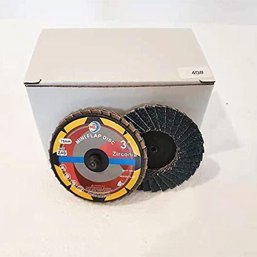 WA 10 PACK - 3 Быстросменные Мини-дискове от цирконий 40 /60 /80 с панти капак, шлифовъчни кръгове (ОБЯСНЕНИЯ 40)