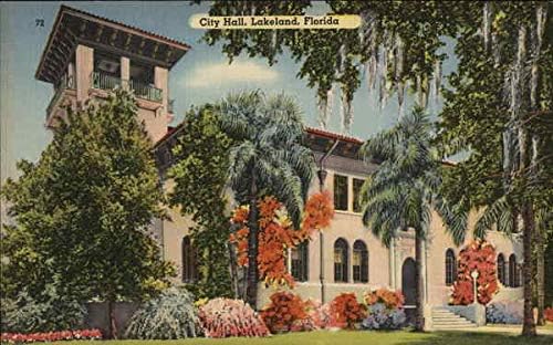 Кметството На Лейкланд, Флорида, Флорида Оригиналната Антични Картичка