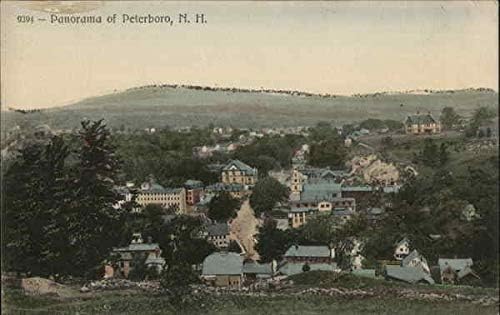 Панорама На Питърбъро, Ню Хемпшир, Ню Йорк Оригиналната Антични Картичка