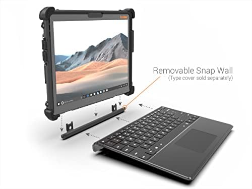 Продаваният мобилни устройства сверхпрочный калъф премиум-клас за Microsoft Surface Pro 9 – Сверхпрочный калъф за таблет – Дръжка портфейл, каишка за ръка, триножник, на при