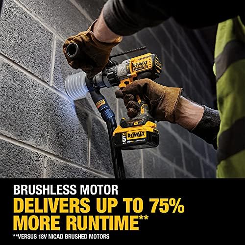 Комплект ударни дрелей DEWALT 20V MAX XR, Бесщеточный, На 3-Стъпка, Безжичен (DCD996P2)