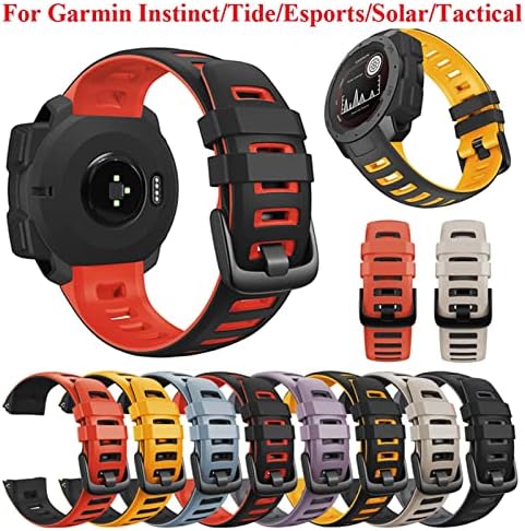 Силиконов Ремък за часа Wtukmo Каишка За Garmin Instinct Watch Взаимозаменяеми Каишка За Instinct Tide/Киберспортивный/Слънчев/Тактически Гривна