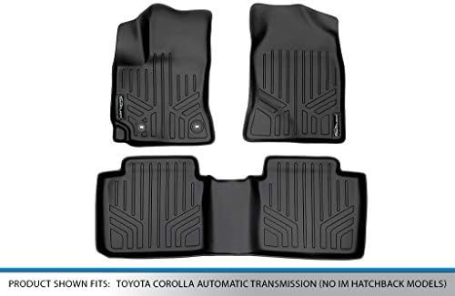 Комплект подови изтривалки SMARTLINER 2 броя, черен, за автоматична скоростна кутия на Toyota Corolla 2014-2019 (без модели съм в каросерията хечбек)