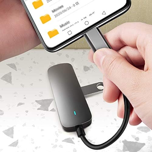 JAHH USB Хъб USB Хъб C Hub Adaptador 4 Em 1 para USB 3.0 Compatível para para Превключвател USB-C Като C 3.0 Делител