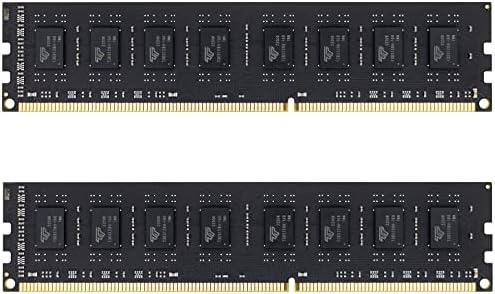 Timetec 8 GB КОМПЛЕКТ (2x4 GB) DDR3L / DDR3 1600 Mhz PC3L-12800 / PC3-12800 Без ECC, Без буфериране 1,35 В / 1,5 В CL11 2Rx8 Двустепенна 240-пинов UDIMM Настолен КОМПЮТЪР Актуализация на модул оперативна памет (8 GB