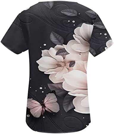 Дамски Потник Размер Плюс 2023 Копчета, Модерни Ежедневни Ризи с Къс Ръкав, Блуза