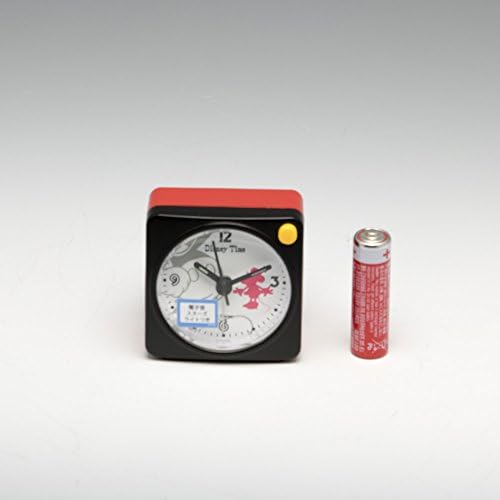 Кварцов часовник алармен часовник Seiko Disney с Мики Маус и Мини Маус (Черна боя) FD468K