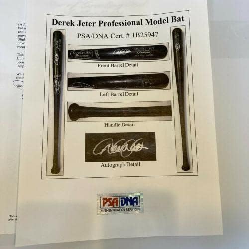 Дерек Джитър Подписа Бейзболна бухалка 2005 година на издаване, Използвана в играта PSA DNA 9.5 Ню Йорк Янкис - MLB, Използвани В играта Бита