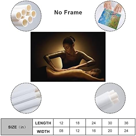 Плакат на салон за Красота, Художествен Плакат за масаж и Спа (1) Плакати с Картини върху платно и Щампи, Стенни Художествени Картини за вашия интериор, Хол Спалня, 08x12 инча (20x30 см)