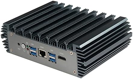 Устройство Micro Firewall, Мини-КОМПЮТЪР, VPN, Компютър-рутер, Intel Core I5 1135G7, HUNSN RJ07, AES-NI, 6 x Intel 2.5 GbE I225-V LAN, COM, HDMI, Слот за sim карта, без да се свързвате към интернет, БЕЗ памет, БЕЗ база,