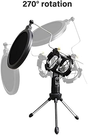 GFDFD Тенис на Универсален устойчив на удари микрофон Със защитата От Пръски, Ударни Държач за Стена за Статив