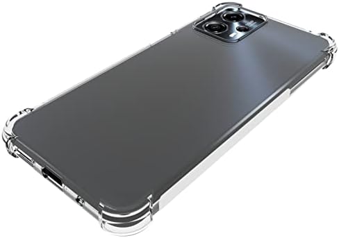 Калъф USTIYA за Motorola G23 4G/Moto G13 Прозрачен Защитен Калъф от TPU с Четири Ъгли Прозрачен Мек
