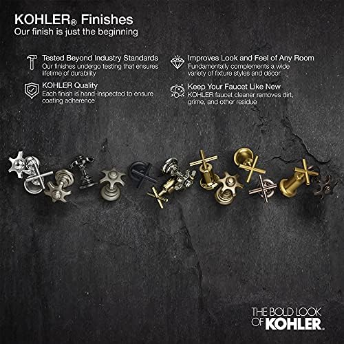 Смесители за мивки Kohler 73053-4-BL Съставни, Матово-Черни