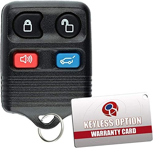 KeylessOption Бесключевой Вход Дистанционно Кола Ключодържател за 2000-2010 Ford Explorer Expedition Lincoln Navigator Mercury Mountaineer CWTWB1322