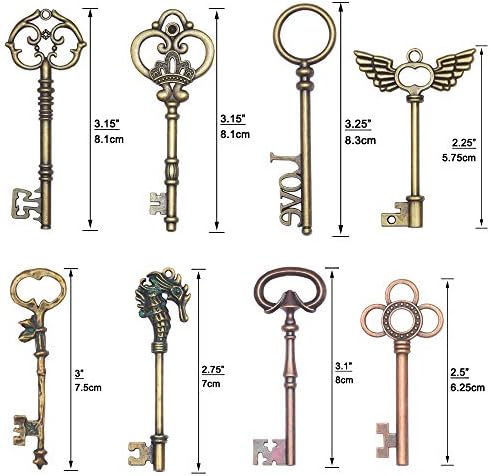 Летящите Ключове Материал Набор От Ключове Скелет Античен Декор