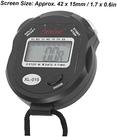 Бъдете в час с дигитален хронометър Таймер - Спортен часовник с дисплей, многофункционална фитнес таймер и хронометър за спортни състезания, за тренировки.