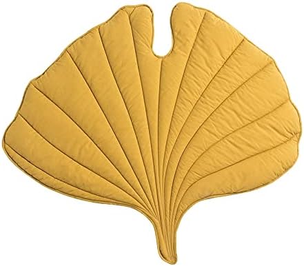 Подложка за домашни любимци под формата на листа Жълт цвят