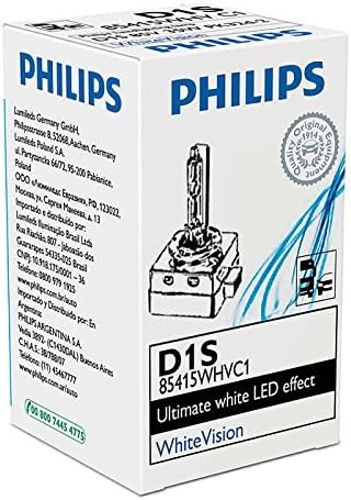 Philips D1S Ксенонова автомобили на прожекторите WhiteVision с ксеноновыми лампи 2X 5000K (до 6000K)