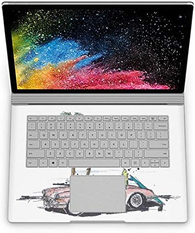 igsticker Етикети върху Кожата за Surface Book / Book2 15 инча-Тънки Премия Защитни Стикери За Тялото, Скинове и Универсална Капачка Палмово Дърво, кола Сърф