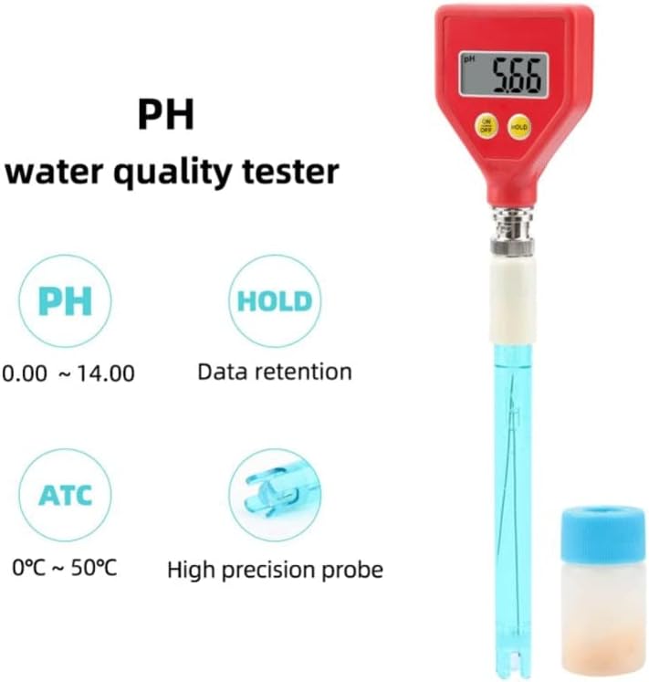 N/A Метър Цифров Измерител на Киселинност pH Тестер за Измерване на Почвата Тестер за Растения, Цветя Измерване на Киселинност pH Зеленчуци