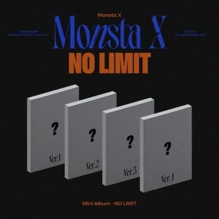 Monsta - NO Limit [Случаен версия] (10-ти мини-албум) 1 Случаен албум + Подарък от CultureKorean(декоративни стикери, Фотокарточки)