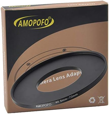 Пръстен филтър на камерата от 40,5 мм до 72 mm/Адаптер филтър с увеличаване на пръстен от 40,5 мм до 72 мм за 72 mm UV-, НИ-, CPL филтри, Метални Нагоре пръстен