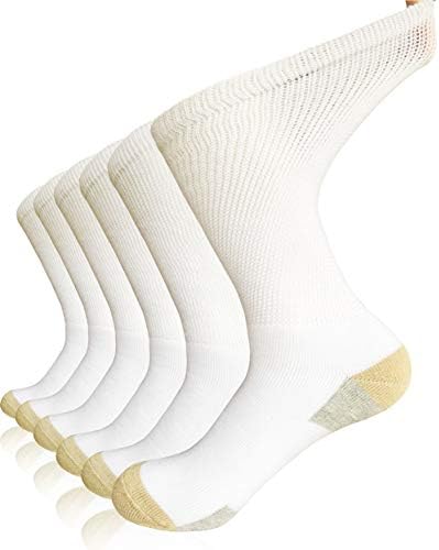 Мъжки Диабет чорапи, за нищо не Задължаващи Чорапи за екипажа с Подплата от Отоци Дебели Глезените, Диабет Отоци, Подпухнали Крака
