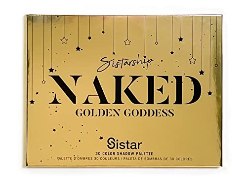 Sistar Sistarship ГОЛА златната богиня, 30-цветна палитра сенки за очи, наситени ярки космически цветове, вдъхновени от гръцката митология