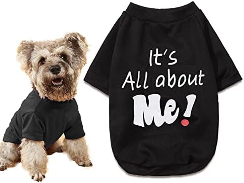 Тениска за Кучета DroolingDog, Черна Тениска за Кучета, Дрехи за Yorkshires Тениска за Кучета, Дрехи за Малките Кученца, Тениски за Кучета, Момче