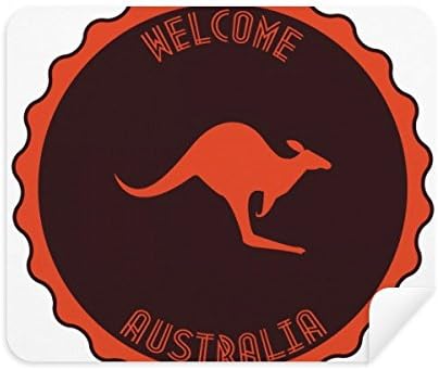 Австралия Аромат Емблемата на Кенгуру Контур Плат За Почистване на Екрана за Пречистване на 2 елемента Замшевой Тъкан