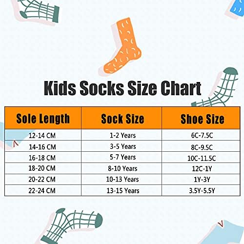 Зимни чорапи за момчета, Детски Чорапи за екипажа, Термо-Хавлиени Чорапи за Момчета, 6 Опаковки