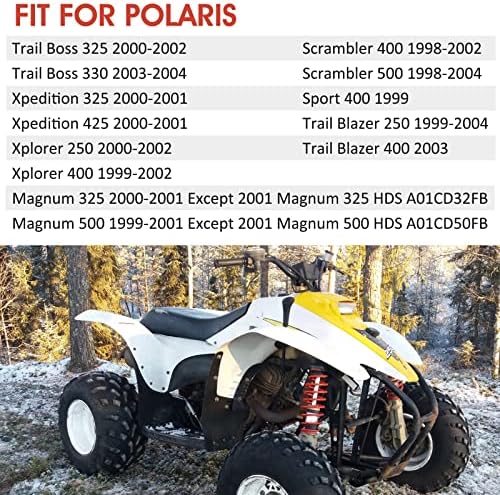 M BORQN Задни спирачни челюсти в събирането на Polaris Magnum 325 500 Scrambler 400 500 Trail Blazer 250 400 Trail Boss 325 330 Xpedition 325 425 Xplorer 250 SPORT 400 с колодками 1910691 1910449 1910367