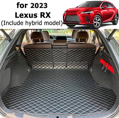 7DEEKEI за 2023 Lexus RX350 RX350H RX450H RX500H Подложка за багажника и подложка за гърба на облегалката Товарни Втулки Мини при всякакви метеорологични условия