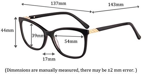 Дамски компютърни очила за четене MEDOLONG със сини блокировками -LH367(C1, антисиний, 125)