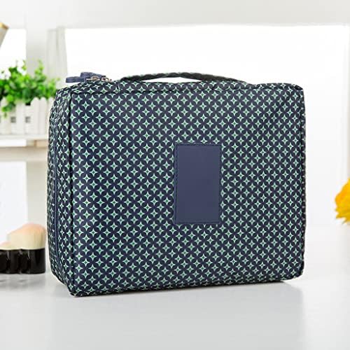 MBNHAS Преносима косметичка голям капацитет, Многопластова чанта за съхранение на Преносим Квадратна чанта, богат на функции Водоустойчива чанта за пране (Цвят: черен, размер: 21 * 16 * 8 см)