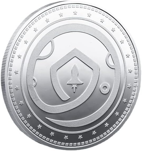 Цифров Виртуална Монета Мемориал Медал с Релефни Safenioon Виртуална Монета Възпоменателна Монета Артикули за Декорация на Дома (Сребро)