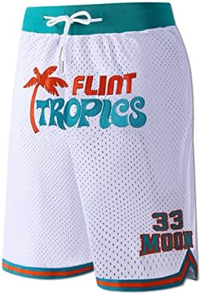 Мъжки Спортни Панталони Джаки Moon 33 Flint Tropics Semi Pro Movie Баскетболни Шорти С Фърмуер