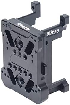 Адаптер за пистолета платка с V-образно затваряне на Nitze Vmount Скоба, Съвместима с датчиците Z Cam E2-M4 S6 F6 F8 n SDI (E2-FS-V3)