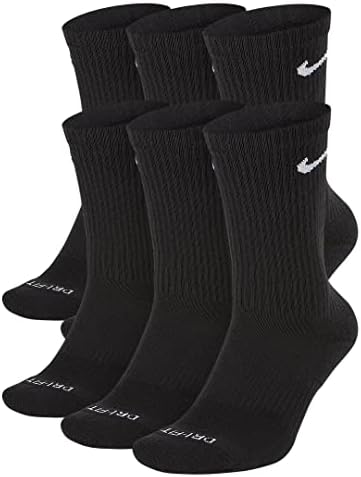 Мъжки чорапи Найки за всеки ден Plus С подплата за тренировки, 6 опаковки
